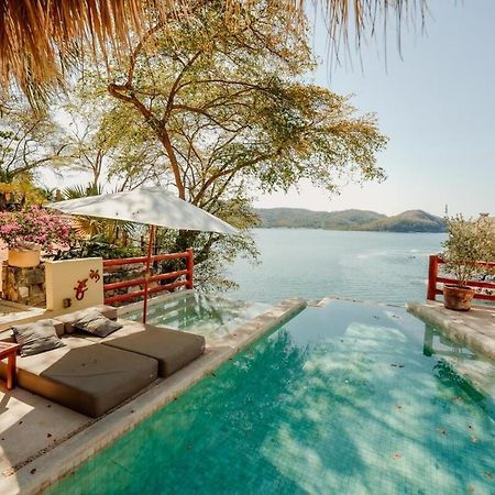 Dream Villa With Private Beach And Catering Zihuatanejo Kültér fotó