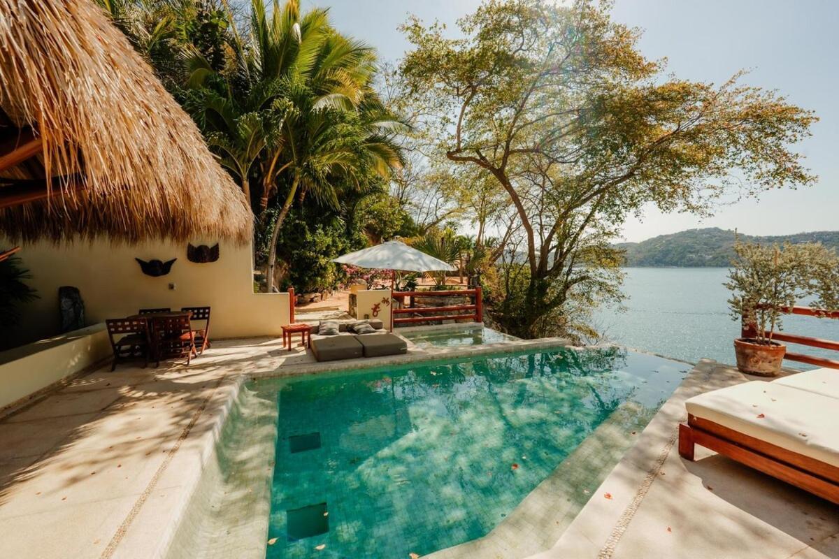 Dream Villa With Private Beach And Catering Zihuatanejo Kültér fotó