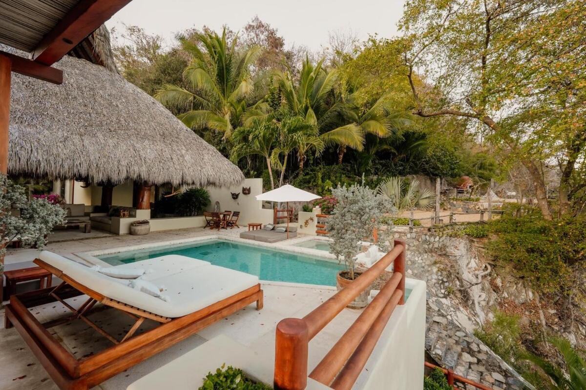 Dream Villa With Private Beach And Catering Zihuatanejo Kültér fotó