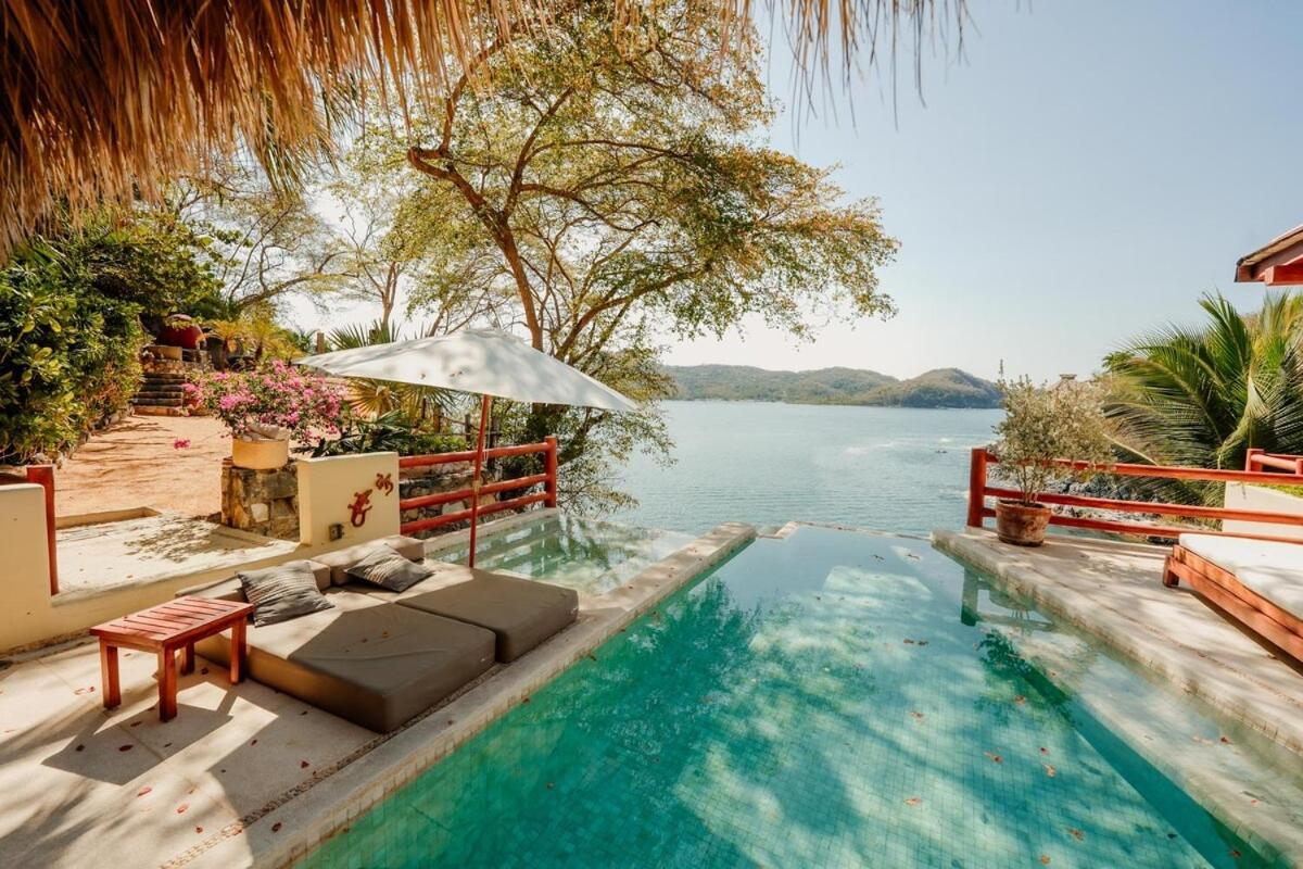 Dream Villa With Private Beach And Catering Zihuatanejo Kültér fotó
